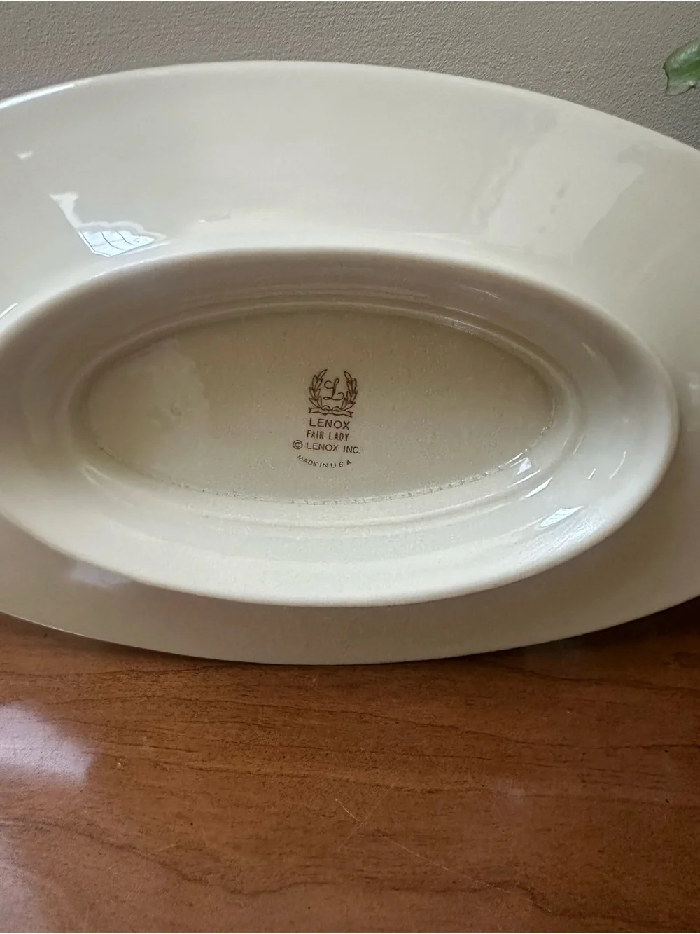 Vintage Lenox Fair Lady Gravy Boat